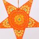 Handmade Wooden Star Christmas Hanging for Home Decor - Orange, Black, Blue, Pink
